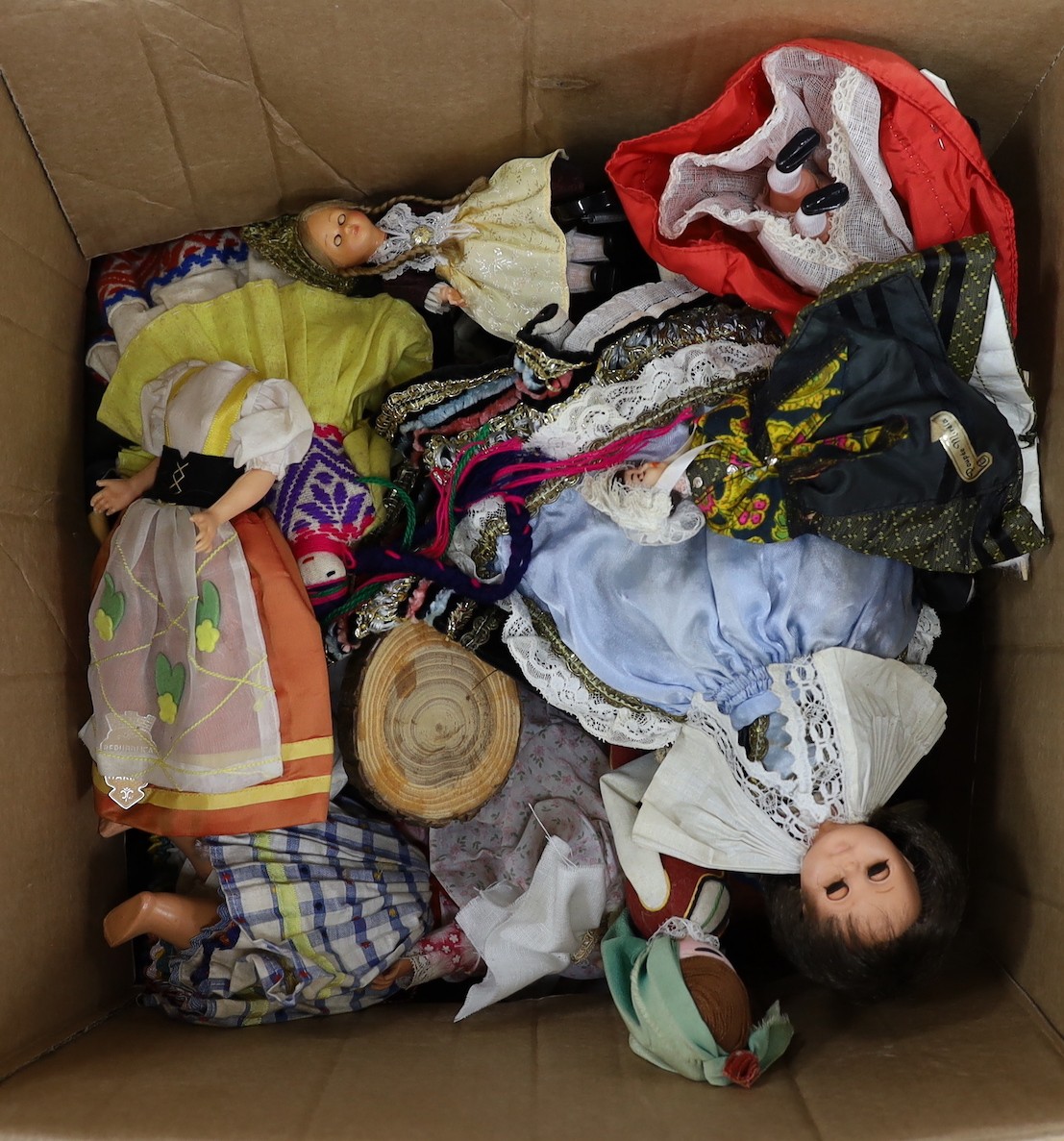 A large quantity of various dolls etc.